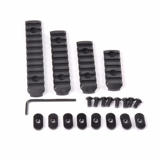 4Pcs/Set Polymer M-LOK 20mm Picatinny Rail