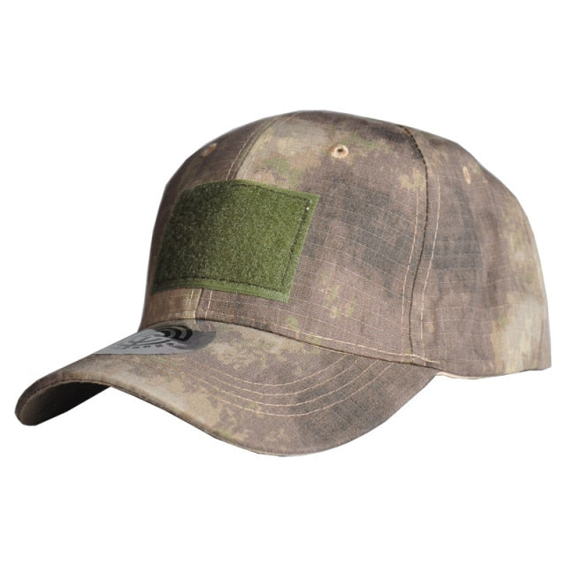 Tactical Camouflage Hat Velcro Adjustable Back