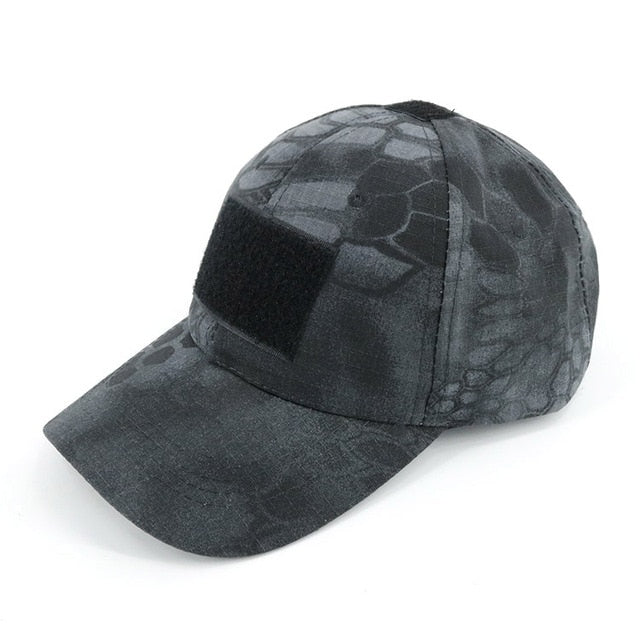 Tactical Camouflage Hat Velcro Adjustable Back