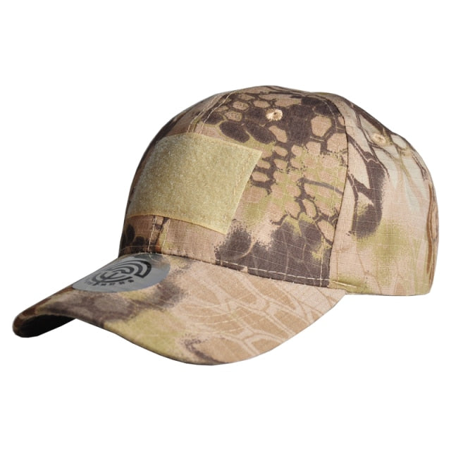 Tactical Camouflage Hat Velcro Adjustable Back