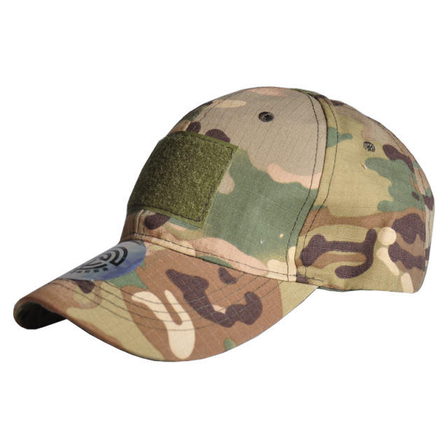 Tactical Camouflage Hat Velcro Adjustable Back