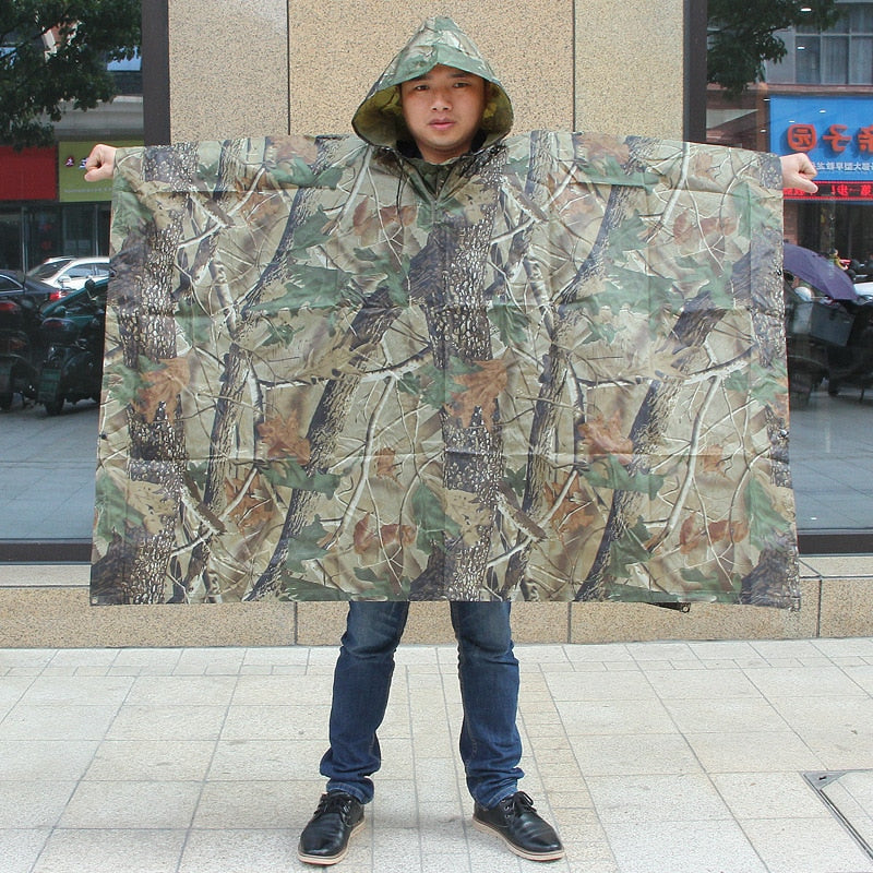 Multifunction Camouflage Raincoat