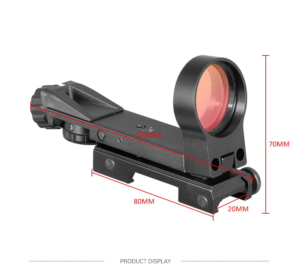 Tactical 1X30 Holographic 4 Red Dot Optic Sight 20mm Rail