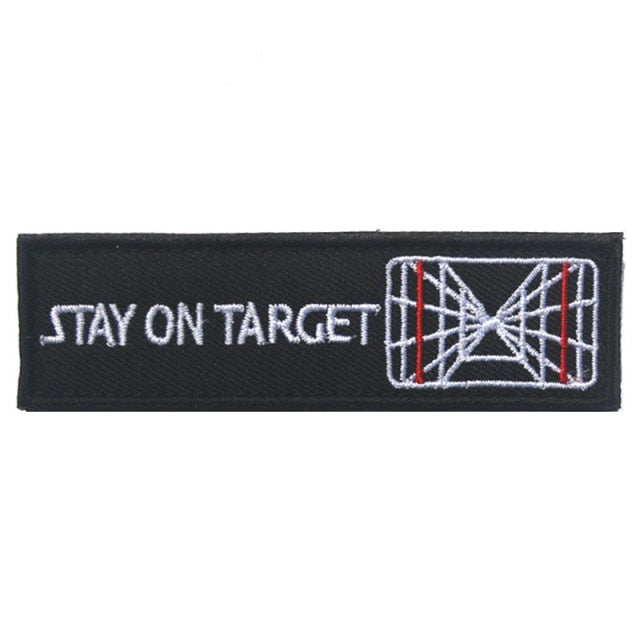 3D Embroidery Patch Star 3D Tactical Velcro Hook & Loop Patch