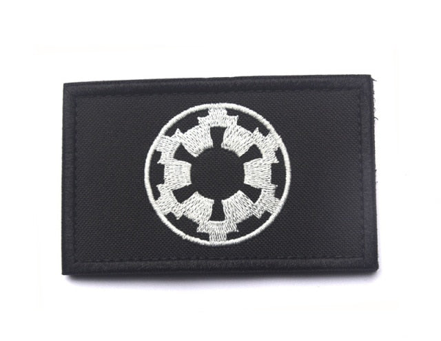 3D Embroidery Patch Star 3D Tactical Velcro Hook & Loop Patch