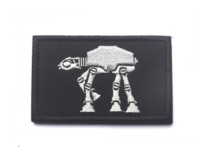 3D Embroidery Patch Star 3D Tactical Velcro Hook & Loop Patch