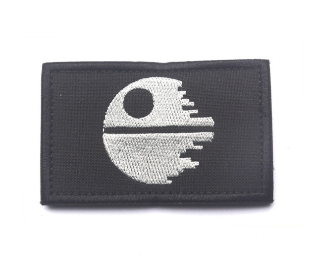 3D Embroidery Patch Star 3D Tactical Velcro Hook & Loop Patch