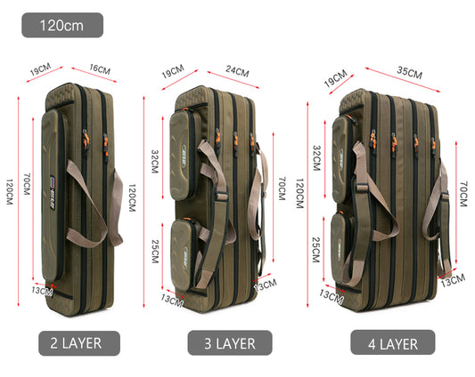 2/3/4 layer 80/90/100/120CM Multifunctional Rifle Case