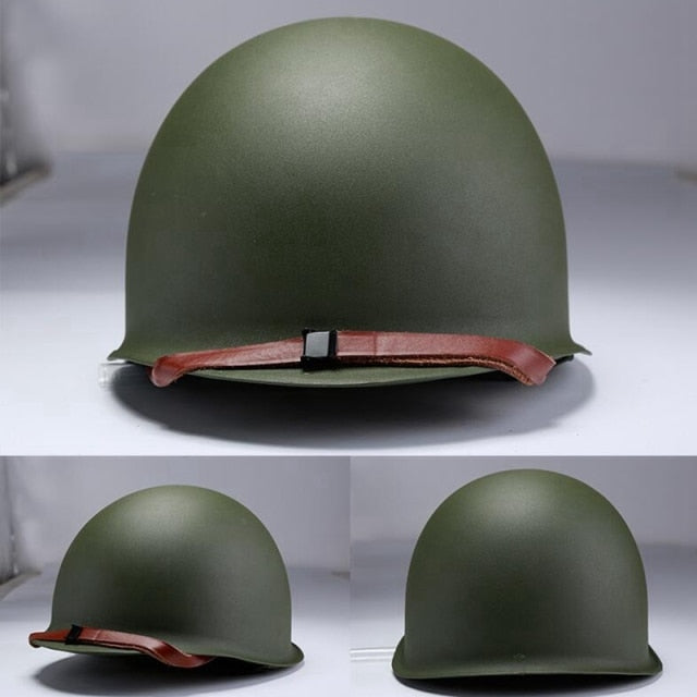 US Army M1 Green Helmet Net/Canvas Chin Strap