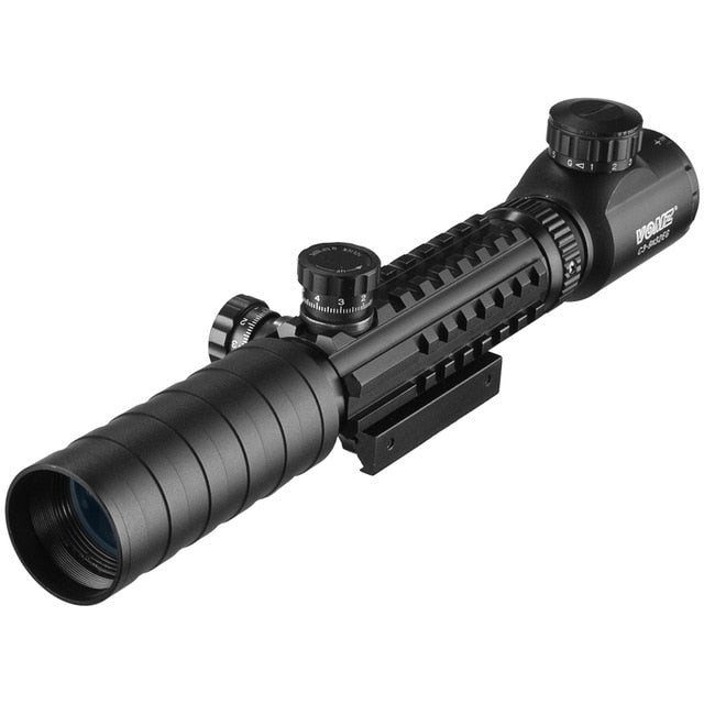 3-9X32EGC Tactical Optic Red Green Illuminated Combo Riflescope