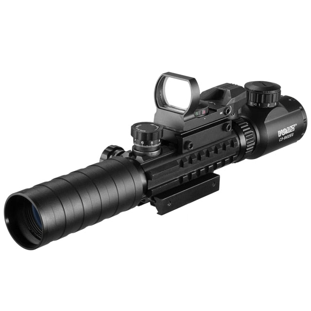 3-9X32EGC Tactical Optic Red Green Illuminated Combo Riflescope