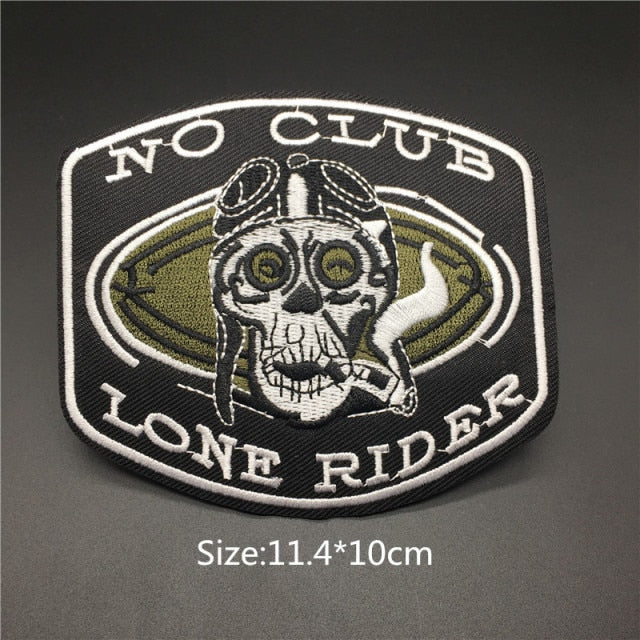 Skull/Bones/Zipper Black & White Patches for Gear