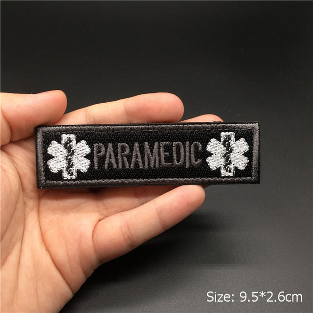 Embroidered 3D Tactical Patch Blood Type Group US ARMY Military Patches for Gear