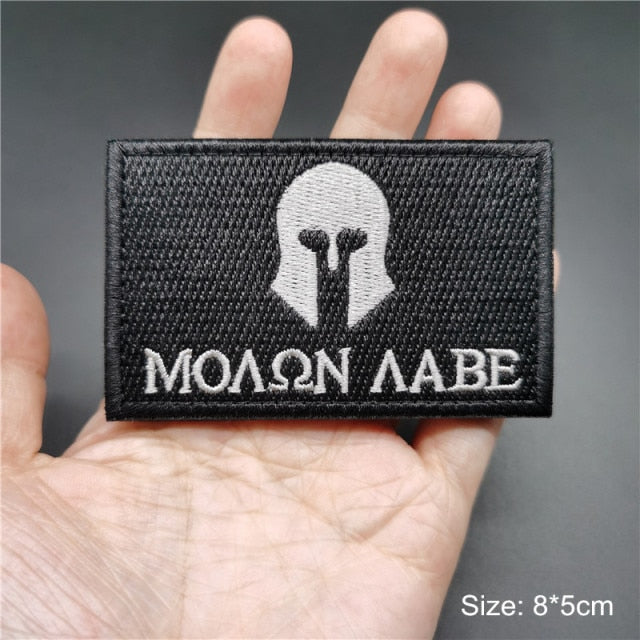 Embroidered 3D Tactical Patch Blood Type Group US ARMY Military Patches for Gear