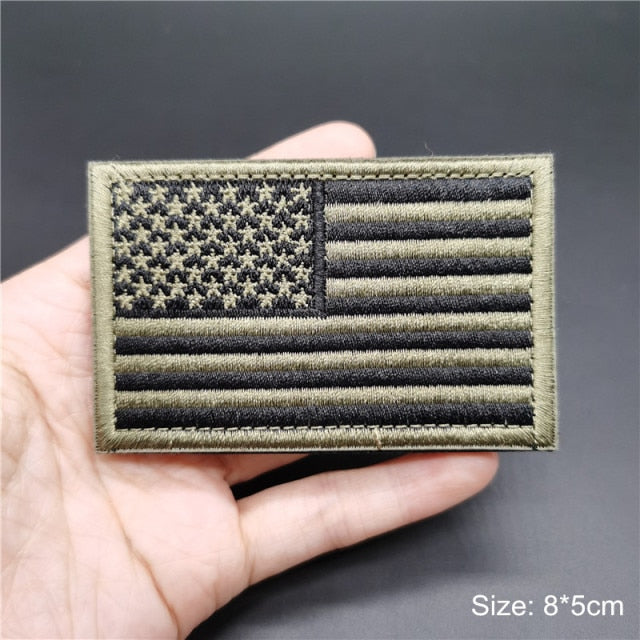 Embroidered 3D Tactical Patch Blood Type Group US ARMY Military Patches for Gear