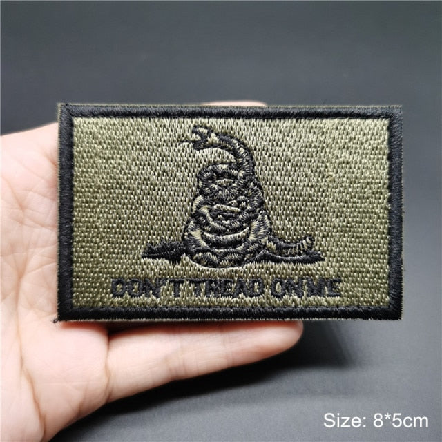 Embroidered 3D Tactical Patch Blood Type Group US ARMY Military Patches for Gear