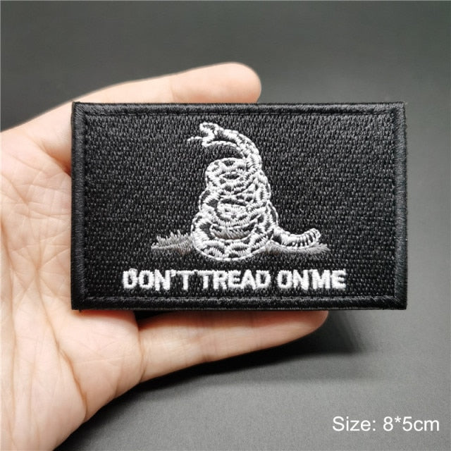 Embroidered 3D Tactical Patch Blood Type Group US ARMY Military Patches for Gear