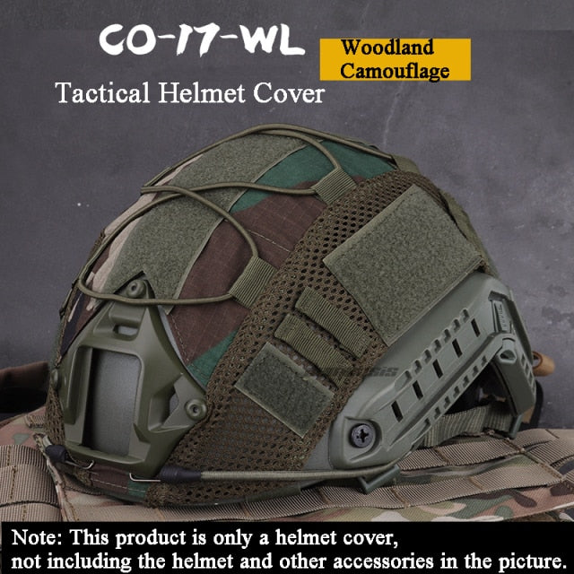 Tactical Helmet Cover for  Fast MH PJ BJ Helmet