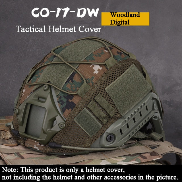 Tactical Helmet Cover for  Fast MH PJ BJ Helmet