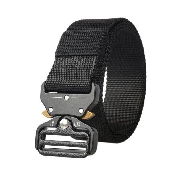 Heavy Duty Tactical Nylon Belt Metal Buckle