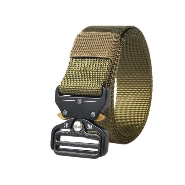 Heavy Duty Tactical Nylon Belt Metal Buckle