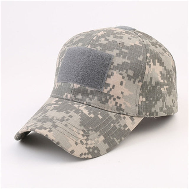 Camouflage Hat Velcro Adjustable Back