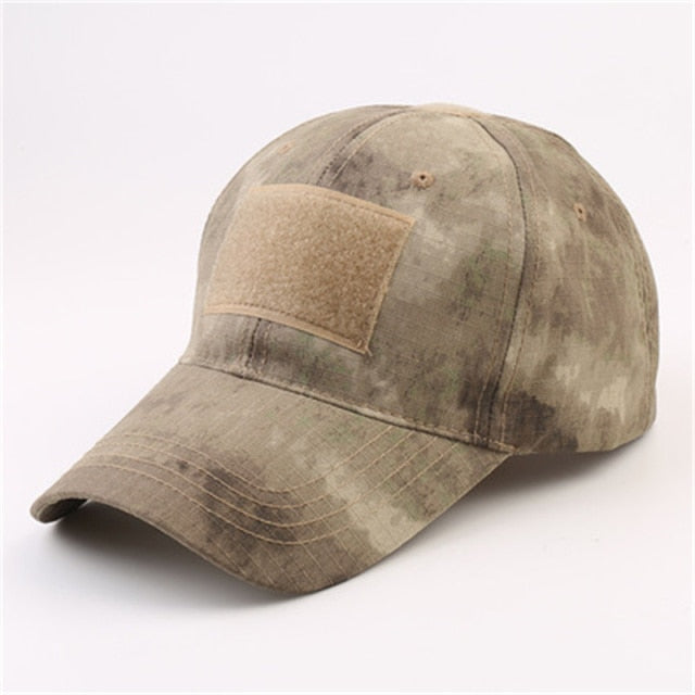 Camouflage Hat Velcro Adjustable Back