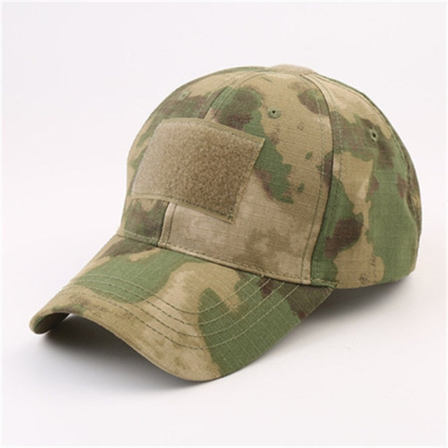 Camouflage Hat Velcro Adjustable Back