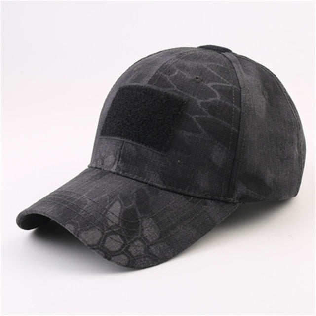 Camouflage Hat Velcro Adjustable Back