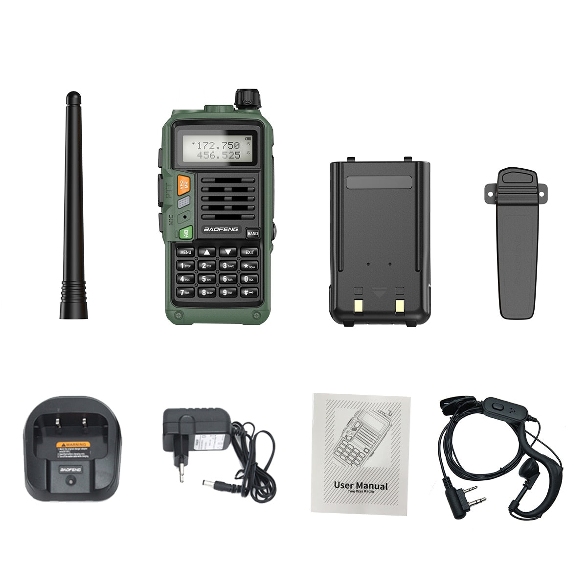 BAOFENG UV-5R Handheld/ Transceiver with Bundle/ Or UHF VHF Dual Band Walkie Talkie Ham Two Way Radio Antenna