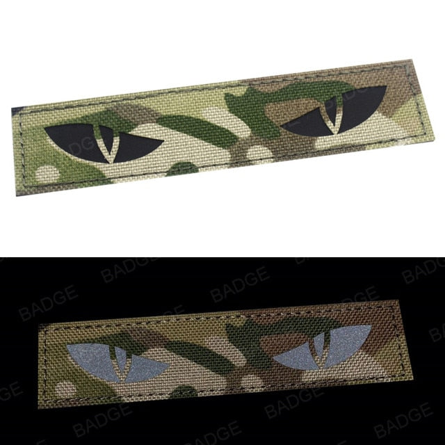 Cat Eyes/Eagle Eyes (Glow in the Dark Eyes) Tactical Velcro Patch