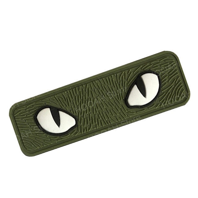 Cat Eyes/Eagle Eyes (Glow in the Dark Eyes) Tactical Velcro Patch