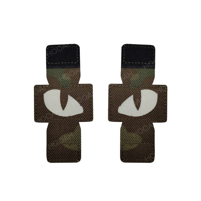 Cat Eyes/Eagle Eyes (Glow in the Dark Eyes) Tactical Velcro Patch