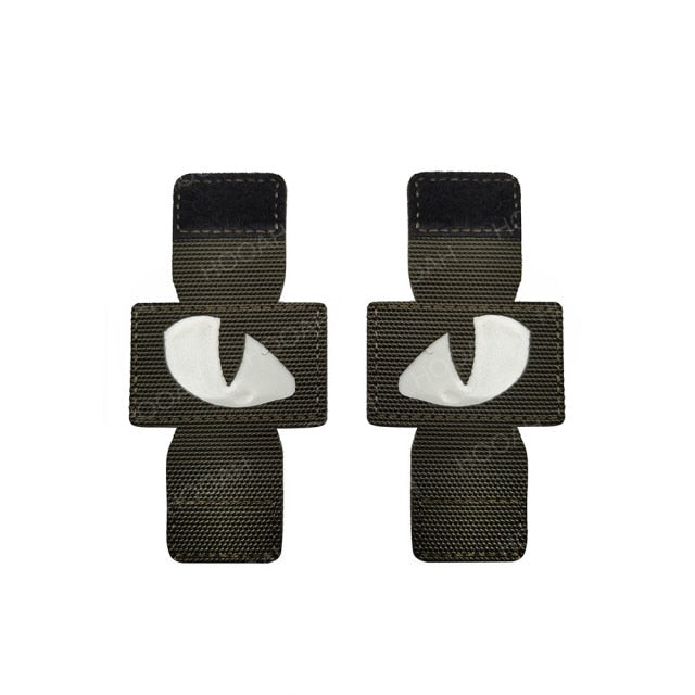 Cat Eyes/Eagle Eyes (Glow in the Dark Eyes) Tactical Velcro Patch