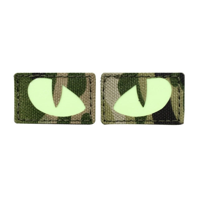 Cat Eyes/Eagle Eyes (Glow in the Dark Eyes) Tactical Velcro Patch