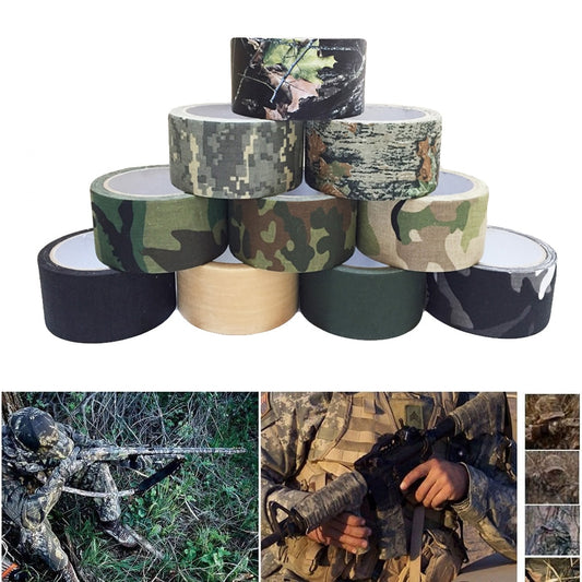 10M Multi-functional Camo Tape Self-adhesive Non-Slip Stealth Tape