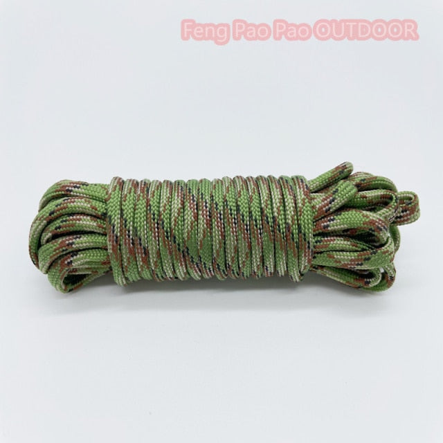 30m Meters 4mm Diameter 7 Stand Cores Parachute Cord Rope