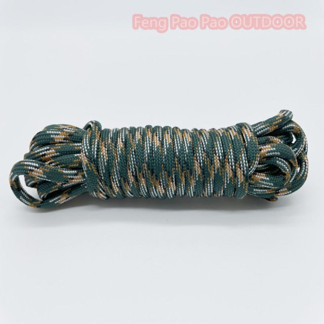 30m Meters 4mm Diameter 7 Stand Cores Parachute Cord Rope