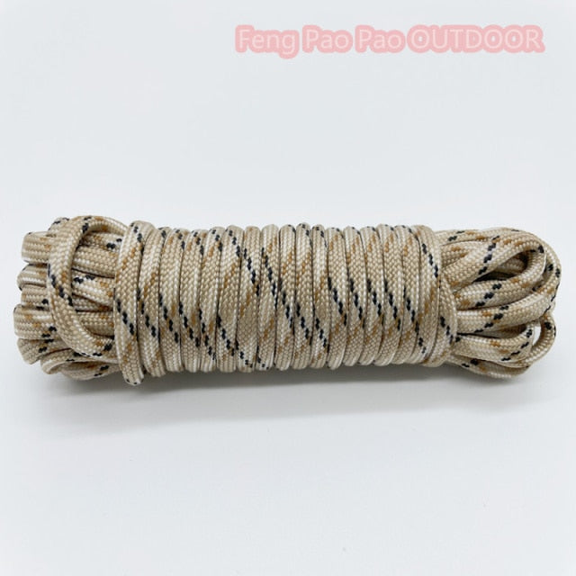 30m Meters 4mm Diameter 7 Stand Cores Parachute Cord Rope