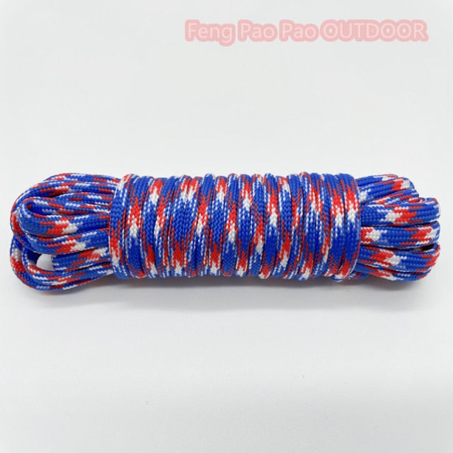 30m Meters 4mm Diameter 7 Stand Cores Parachute Cord Rope