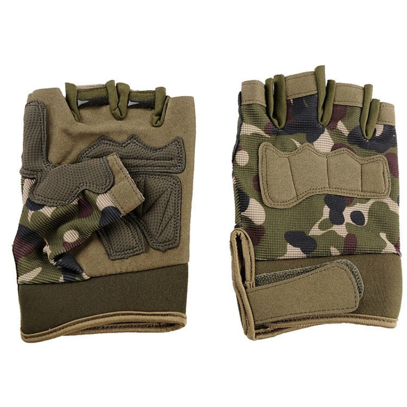 Tactical Fingerless Anti-Slip Gloves