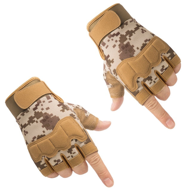 Tactical Fingerless Anti-Slip Gloves