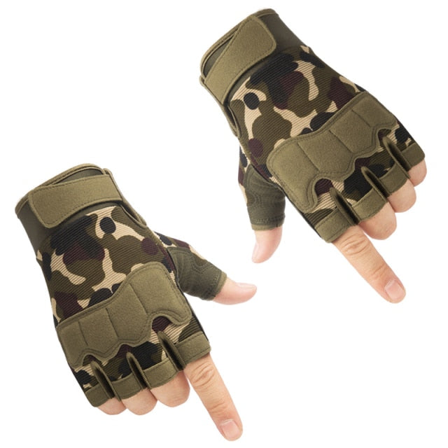 Tactical Fingerless Anti-Slip Gloves