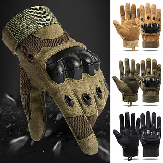 Tactical Full Finger Touch Screen Hard Knuckle Outdoor Combat Gloves