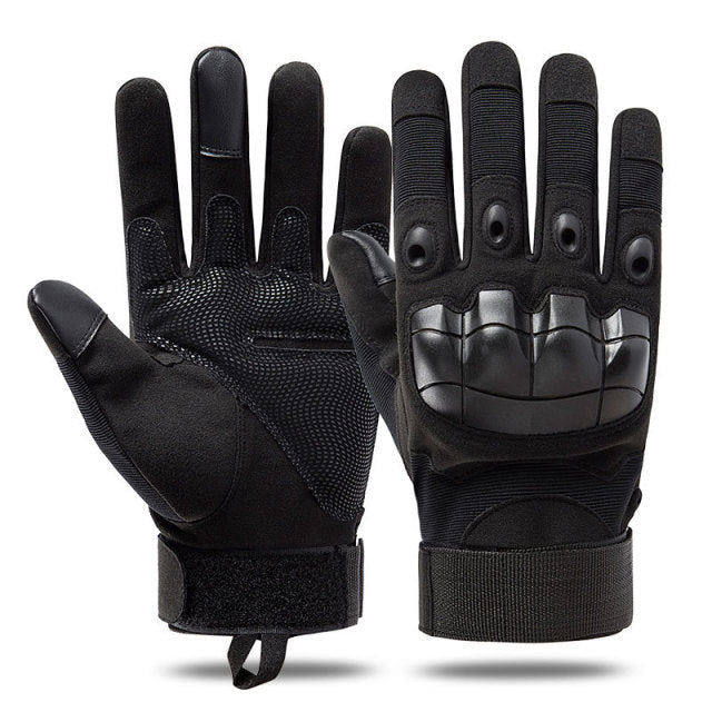 Tactical Full Finger Touch Screen Hard Knuckle Outdoor Combat Gloves