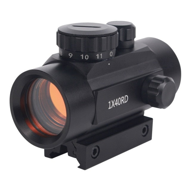 1x40RD Red Dot Optic Tactical 11/20mm Rail Riflescope