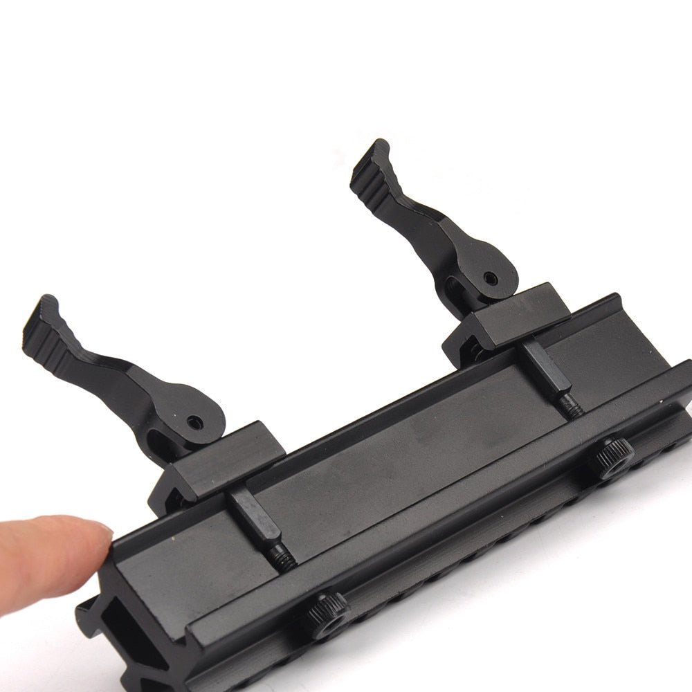 20mm Picatinny Tactical Riser Mount Quick Detach Double Rail