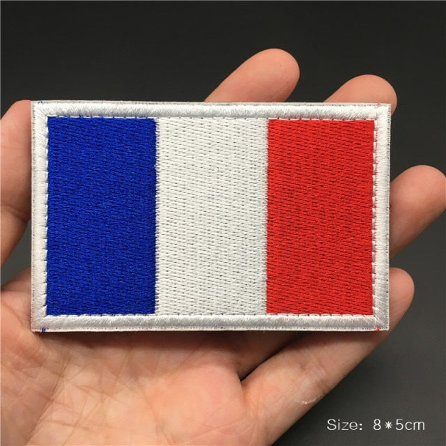 Embroidered Country Flag Patches for Gear