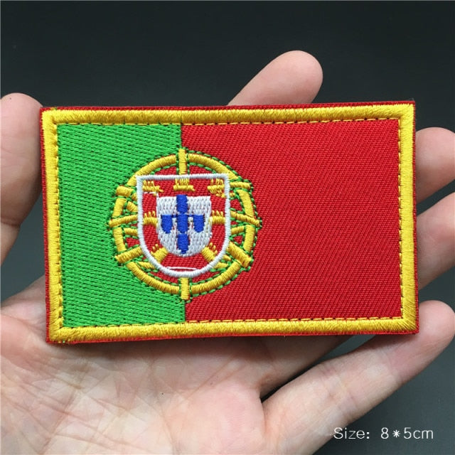 Embroidered Country Flag Patches for Gear