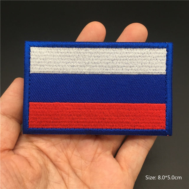 Embroidered Country Flag Patches for Gear